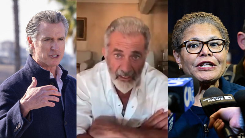 Mel Gibson Torches Gavin Newsom and Karen Bass: ‘Why Are They Still in Office?’