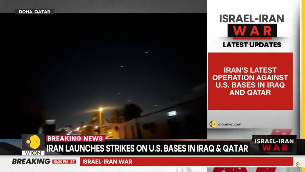 BREAKING: Iran Told Qatar The Missiles Were Coming— Just Like They Told Trump Missile Were Coming In 2020 As A Face Saving Operation Ahead Of De-Escalation