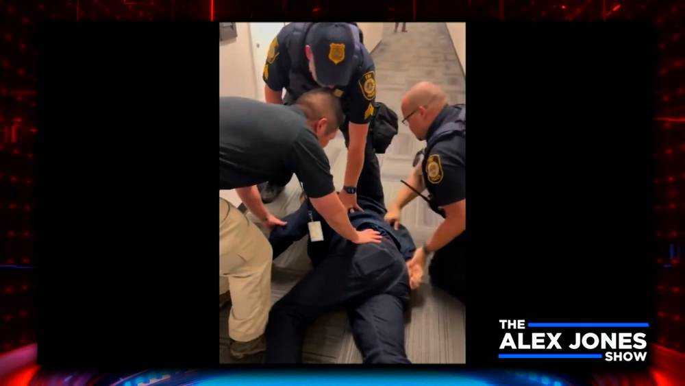 BREAKING VIDEO: Sen. Alex Padilla Thrown To The Ground & Handcuffed After Trying To Crash Homeland Security Sec. Kristi Noem’s Press Conference