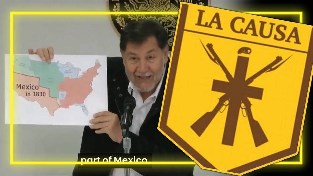 EXCLUSIVE: President Of Mexican Senate Shows Aztlán Map & OPENLY Promotes Annexing Southwest USA Using Radical Latino Paramilitary Groups- Like The Brown Berets- To Terrorize / Carry Out Their Communist Takeover