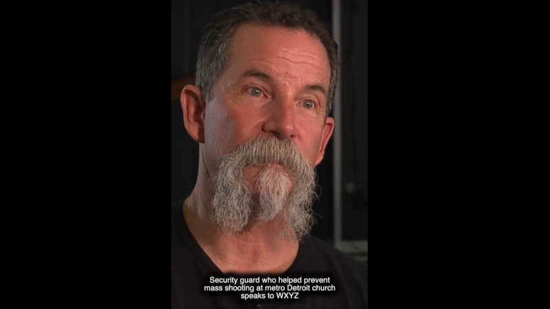 Watch: Security Guard Who Shot & Killed Michigan Church Shooter Details Horrifying Attack