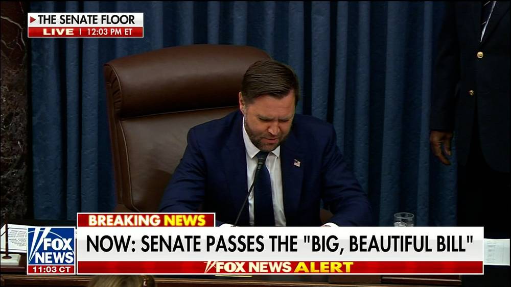 BREAKING: Trump’s Big Beautiful Bill Officially PASSED In Senate! JD Vance Broke The Tie! Now, The Bill Moves Back To The House & ONE STEP Closer To Trump’s Desk!