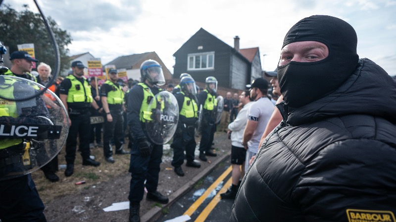 Protests Erupt at UK Alien Invasion Hotel After an African is Charged With Sex Offenses
