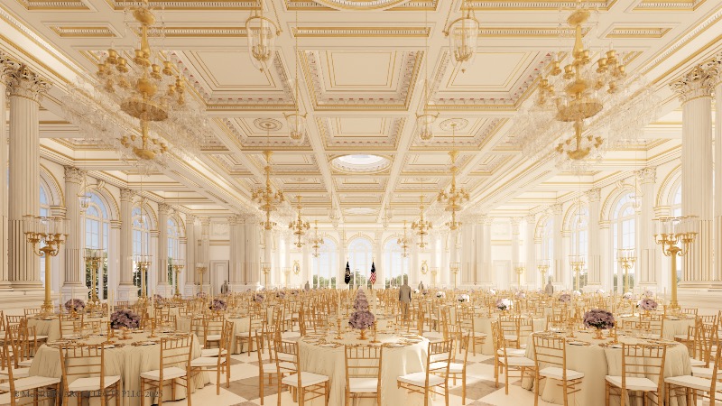Trump Set To Erect Big Beautiful Ballroom At White House
