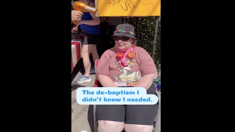 LGBTQIAAP2SN+ Gay Sex Pride Cult Members Undergo Sacrilegious ‘De-Baptism’ Ritual