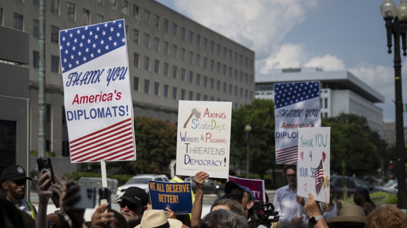 Nearly 1,500 State Dept. Workers Laid Off