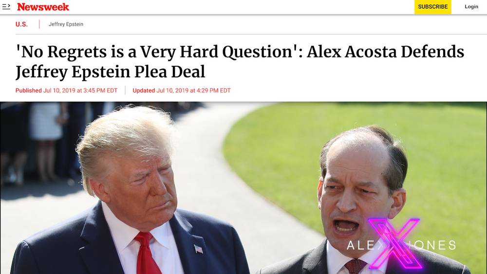 BREAKING: Jeffrey Epstein Worked For Western Intelligence, Says Republican US Attorney That Successfully Prosecuted Him