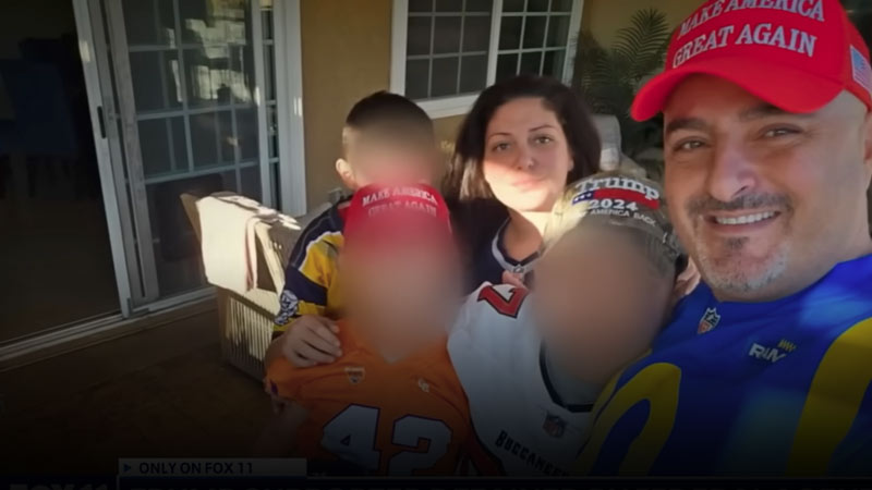 Based: Husband Refuses to Take Down Trump Flag – Despite ICE Detention of Illegal Alien Wife