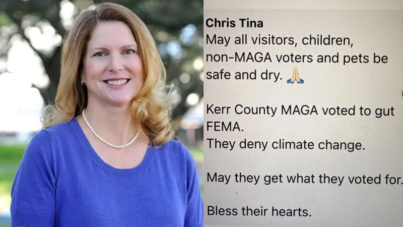 ‘May They Get What They Voted For’: Pediatrician Fired After Sick Post Wishing Death on Pro-MAGA TX Flood Victims