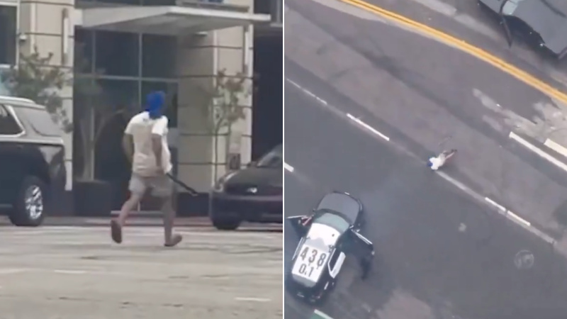 WATCH: Cops Shoot Sword-Wielding Foreign Suspect in Sanctuary City LA