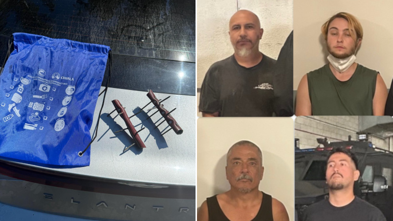 Suspects Arrested for Spiking Border Patrol Vehicles in Los Angeles