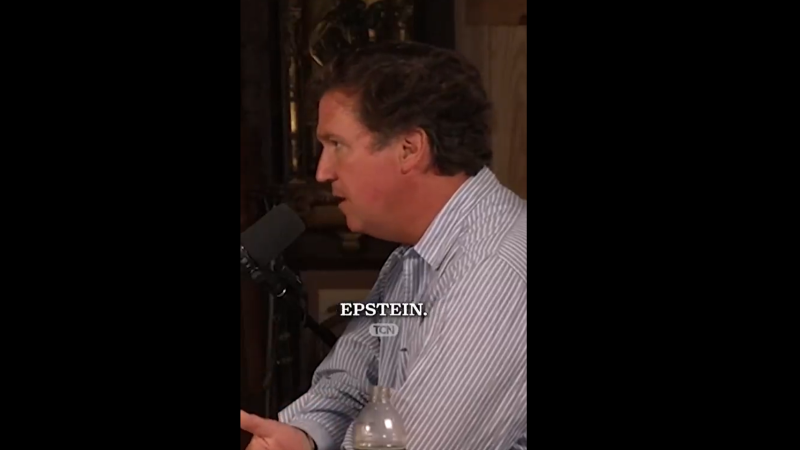 Watch: Tucker Carlson Apologizes To Jeffrey Epstein