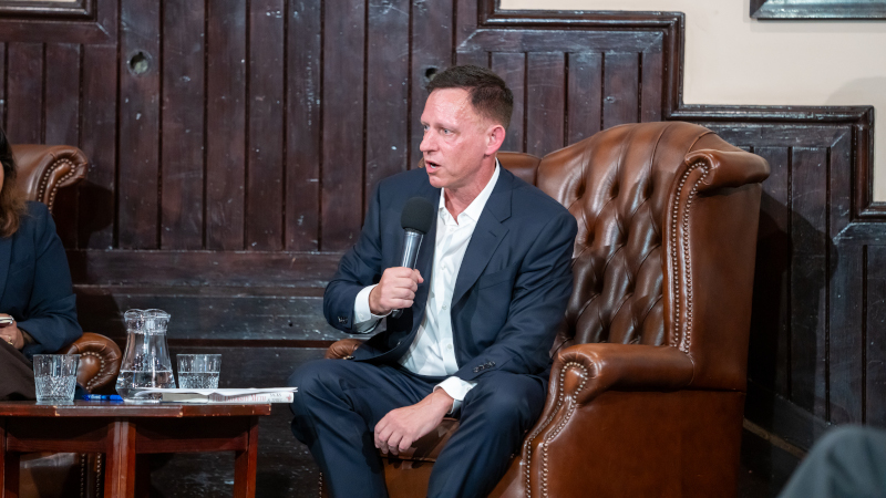 Thiel Warns One-World Government Threat Larger Than AI, Climate Change