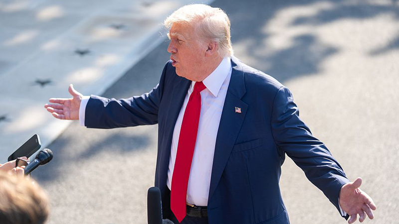 Audio: Trump Tells Reporters Epstein Banned from Mar-a-Lago After ‘Stealing’ Virginia Giuffre