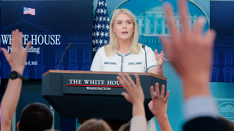 Watch: WH Press Sec. Defends Trump Admin Amid Flurry of Epstein Questions