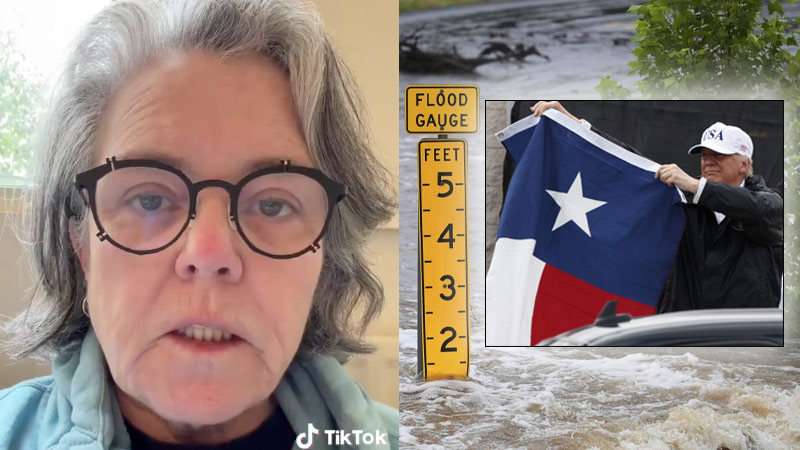 UNHINGED: Rosie O’Donnell BLAMES TRUMP for Deadly Texas Floods