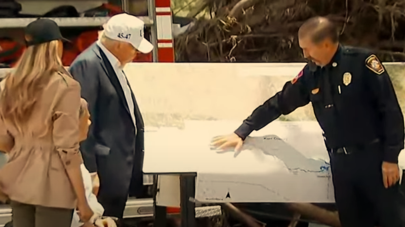 Trump In Texas Live: POTUS Visits Site Of Devastating Floods As Media Claims FEMA Cuts Delayed Emergency Response