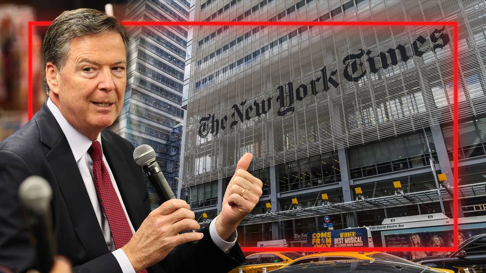Deep State Criminal James Comey Ordered FBI To Leak Classified Info To NYT, “Assisted” Outlet In Creating “News” To Frame Trump As Russian Asset