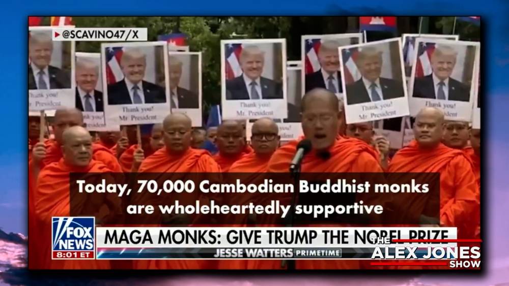 Blessed Are The Peacemakers: Trump Nominated For Nobel Peace Prize By 70K Cambodian Buddhist Monks Who Broke Their Vows Of Silence To Voice Support For The President