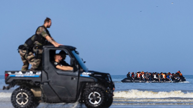 Chaos on Spanish Beach As Aliens Invade