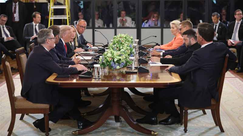 Monday LIVE! “I Want To Get The War STOPPED”: Trump Hosts Historic Multilateral Meeting With European Leaders, Says US Willing To Provide Security Guarantees For Ukraine In Zelensky Meeting
