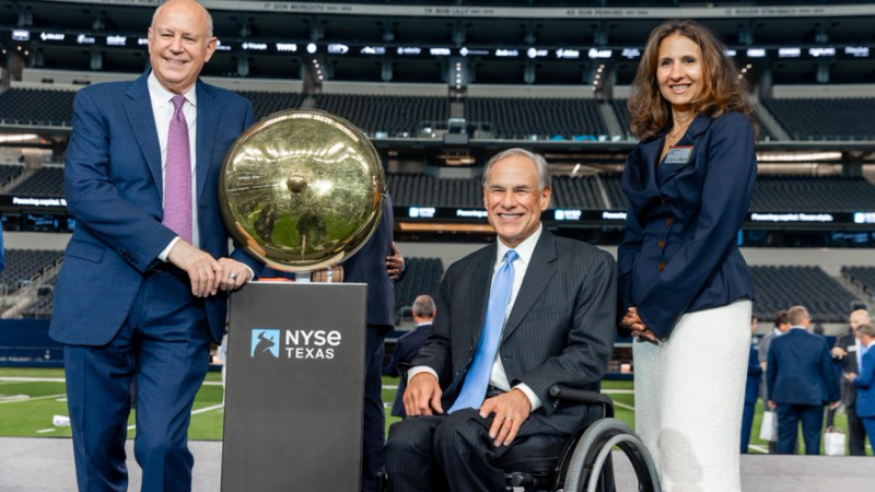 Wall Street Meets Y’all Street: New York Stock Exchange Opens Texas Branch Becoming First State With Substantial NYSE Presence Outside NY