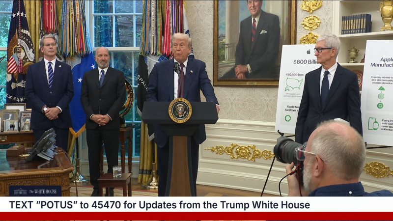 POTUS Announces MASSIVE Apple US Investment