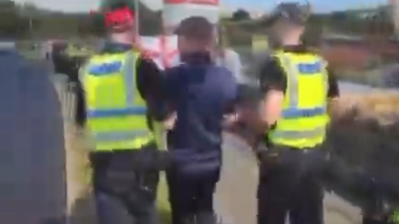 Clown Country: British Man Arrested For Saying “We Love Bacon” At Mosque Protest