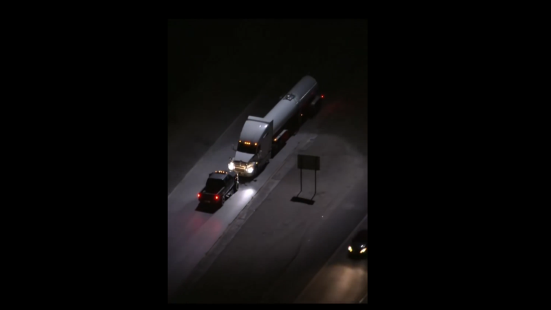 Watch: Armed Carjackers Steal Multiple Vehicles, Including Big Rig Tanker, Before Escaping Police In Wild Los Angeles Chase