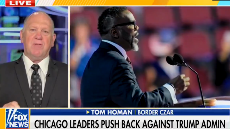 Border Czar Homan BLASTS Democrat Chicago Mayor For Opposing Trump Mission To Crack Down On Violent Crime