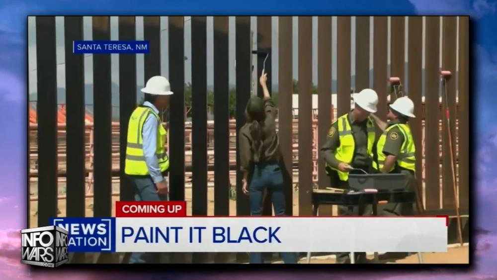 BREAKING VIDEO: DHS Sec. Kristi Noem Announces Plan To Paint US Southern Border Wall BLACK At The Request Of President Trump!