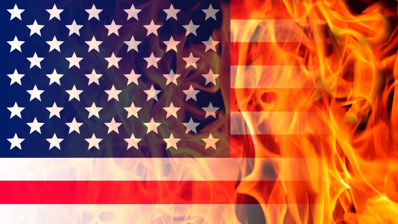 Trump Blasted Over Executive Order Jailing American Flag Burners For One Year