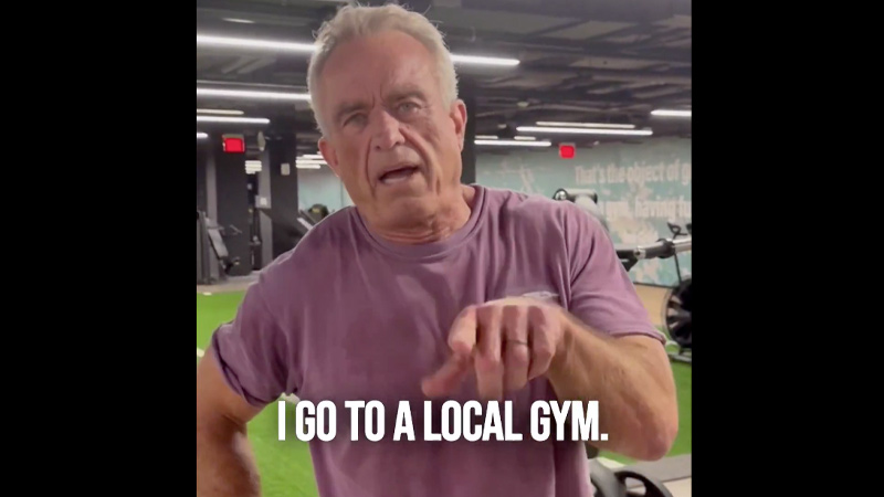 Watch: RFK Encourages Americans to Hit The Gym!
