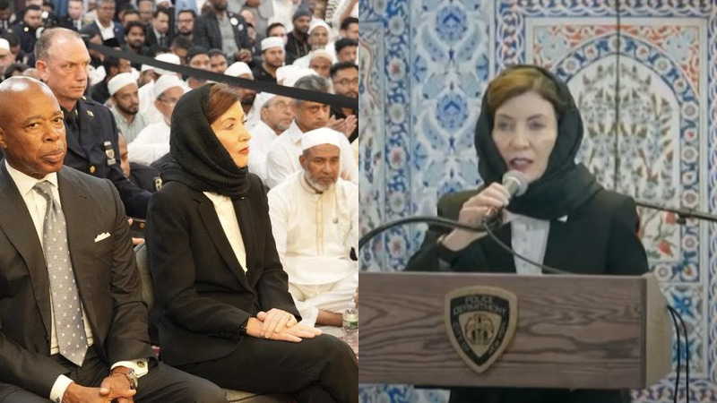 NY Gov. Hochul Dons Hijab — Freak-Out Ensues
