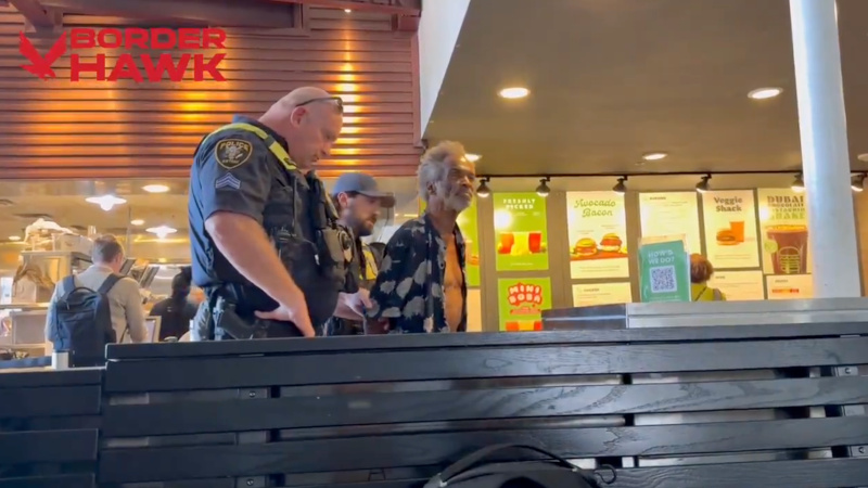 WATCH: Loitering Vagrant Arrested at DC Burger Joint Shortly After VP Vance Visit
