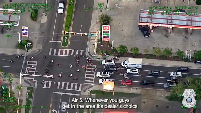 WATCH: Hundreds of “Reckless Riders” Swarm Tampa Streets