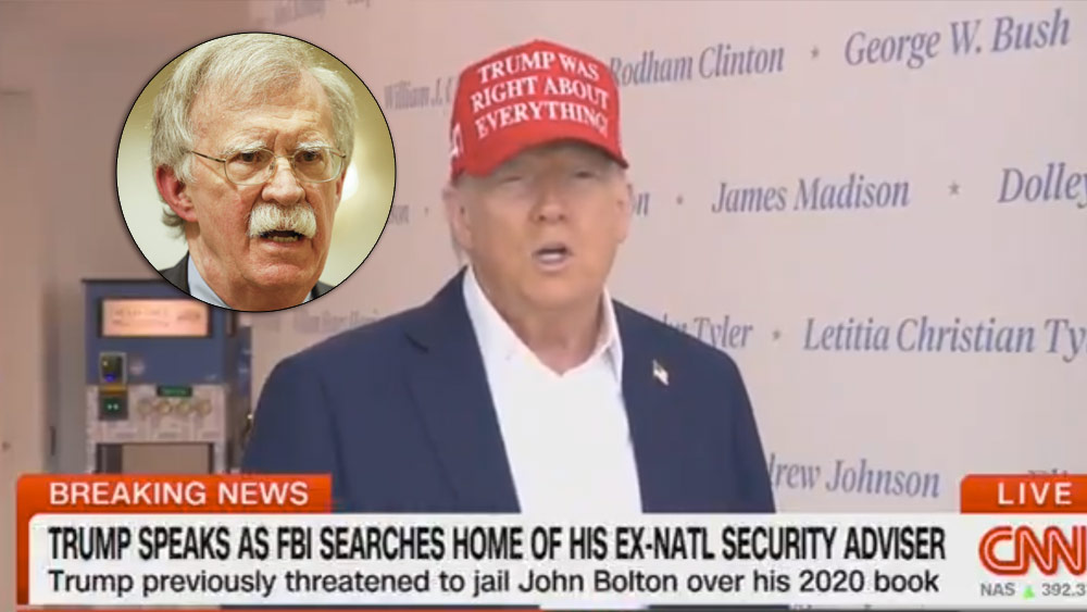 Watch: Trump SLAMS John Bolton after FBI Raids Home — ‘Real Sort Of A Low Life’