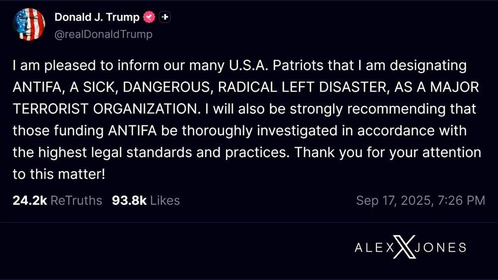 Trump About To Declare ANTIFA & Other Soros Attack Arms As “Terrorist Organizations!”
