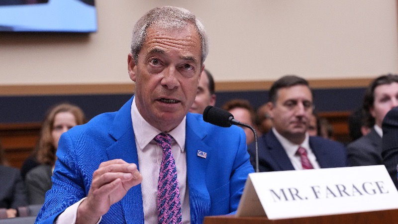 Nigel Farage Warns US Congress That UK Censorship Law Threatens American Free Speech, Encryption, and Tech Innovation