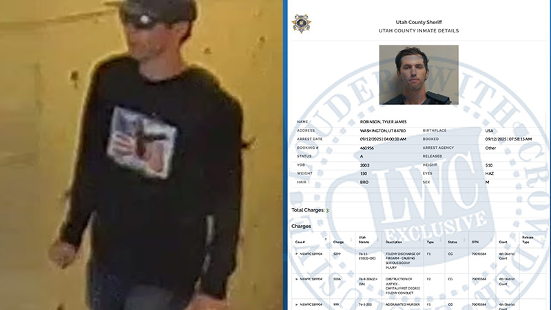 Charlie Kirk Suspect Tyler Robinson Charged with ‘Aggravated Murder,’ As Trump Urges Death Penalty