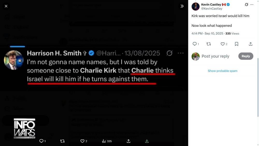ANALYSIS: Was Charlie Kirk Assassinated By Mossad For Changing His Allegiant Position On The Israel-Hamas War?
