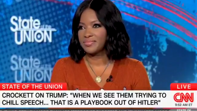TX Democrat Rep. Crockett Joins CNN To Bash Charlie Kirk On Day Of His Funeral