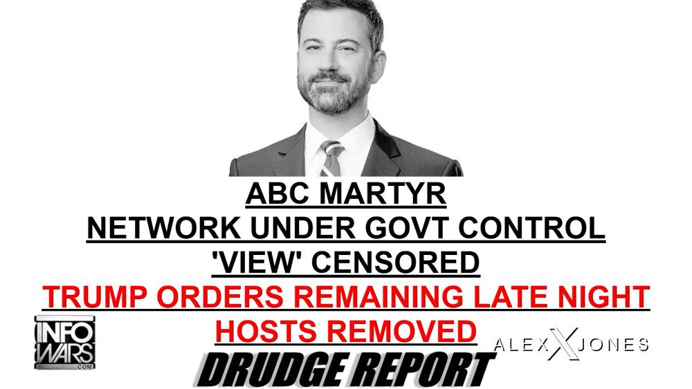 EXCLUSIVE: Learn The Secret To Why Jimmy Kimmel & Stephen Colbert Were Canceled After They Celebrated The Censorship Of Alex Jones, Tucker Carlson, & Others