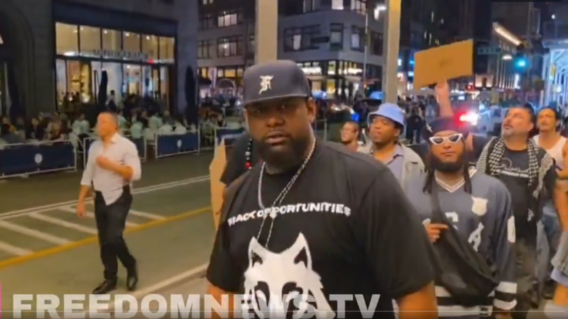 Watch: NYC Black Lives Matter Protesters March & Chant “F**k Charlie Kirk”