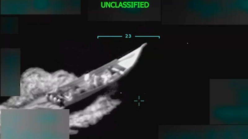 WATCH: US Military Destroys Tren de Aragua Drug Boat Carrying 11 Narco-Terrorists Near Venezuela