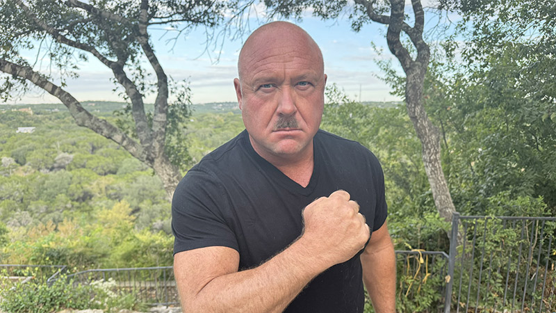 Alex Jones Sports Hitler Mustache After Banned Again By YouTube