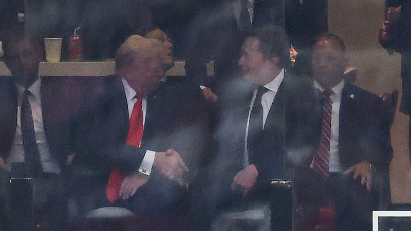 WATCH: President Trump and Elon Musk Reconcile at Charlie Kirk’s Historic Memorial