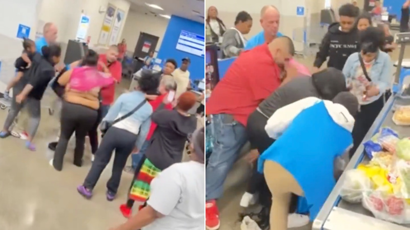 Shock Video: Walmart Employee Brutally Beaten by Mob