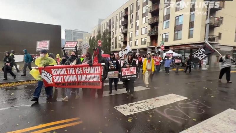 Live! Portland Antifa & Commies March On ICE Facility, Call For Feds To Be Kicked Out Of Town