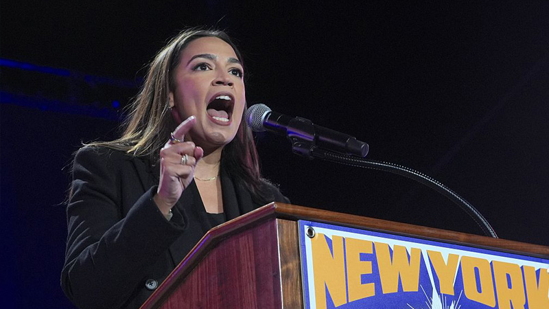 WATCH: AOC Goes On Unhinged Screaming Meltdown At Mamdani Rally